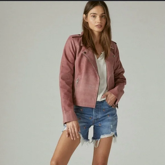 SUEDE TRUCKER Lucky Brand